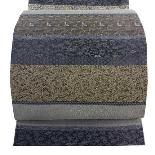 Fukuro obi six panneaux - six, fleurs